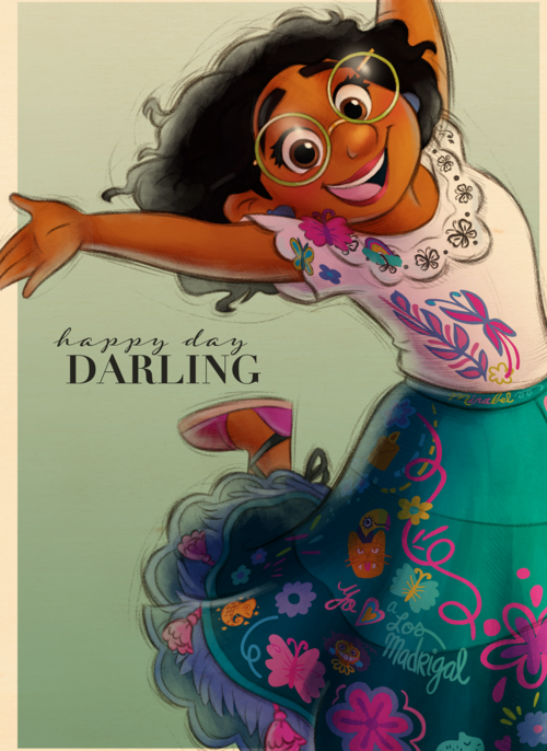 El Canto verjaardagskaart happy day darling