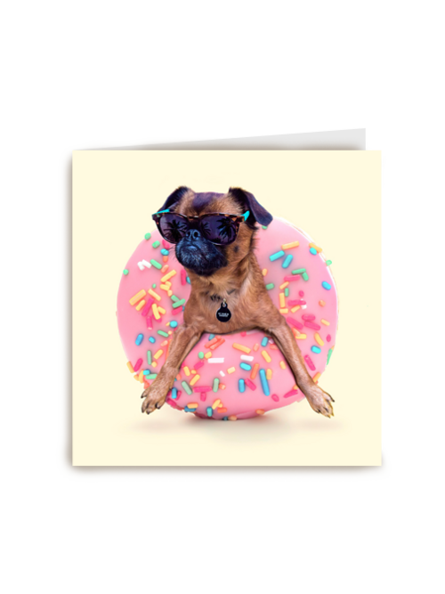 hond met donut