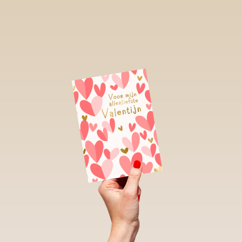 valentijnskaart klassiek voor mijn allerliefste valentijn