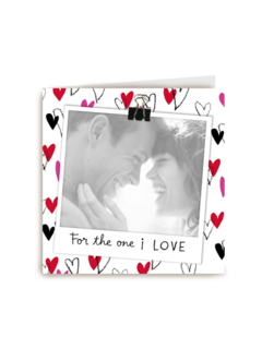 fotoclip the one i love hartjes
