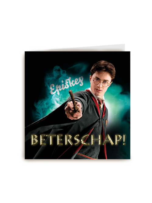 Harry Potter beterschapskaart