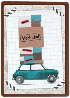 nieuwe woning verhuisd verhuisdozen