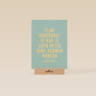 vaderdag kaart grappig je had je geen beter kind kunnen wensen