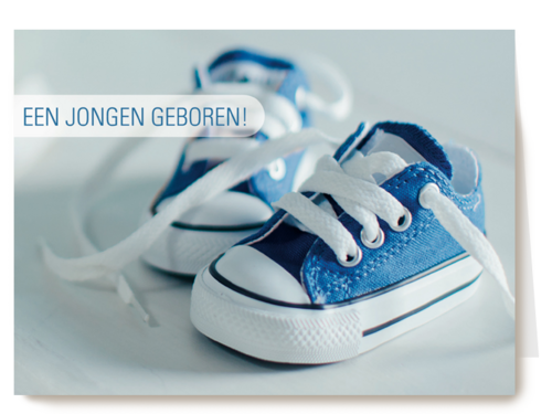 jongen schoentjes geboren