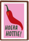 Verjaardagskaart Hoera Hottie
