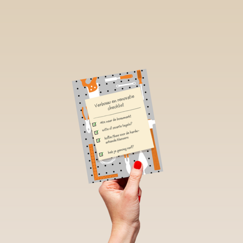 verhuisd kaart checklist verbouwing