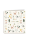 Geboorte felicitatie design met vos