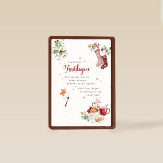 Superfijne feestdagen gingerbread