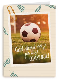 Gefeliciteerd met je plechtige communie