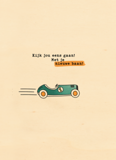 Nieuwe baan kijk jou eens gaan