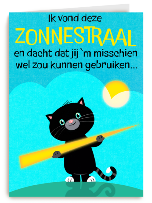 Beterschapskaart zonnestraal