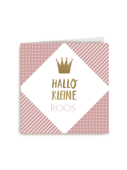 monmon kaart geboorte hallo kleine lieve meid