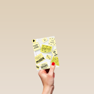 post it afscheid nemen