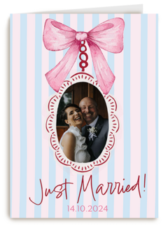 Just Married Fotokaart Strik