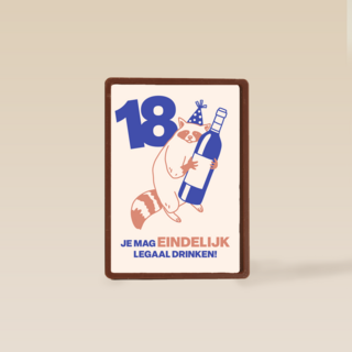 18 je mag eindelijk legaal drinken