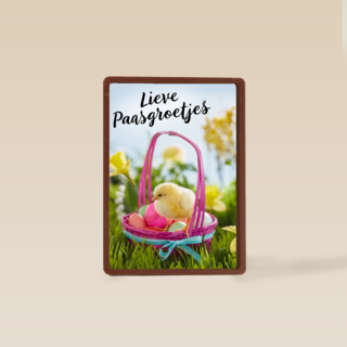 lieve paasgroetjes met mand