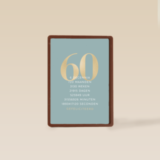 verjaardagskaart 60 6 decennia
