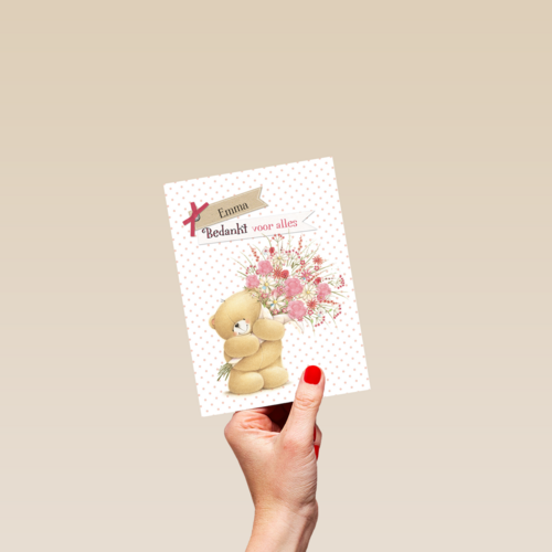 bedankt kaarten bedankt voor alles