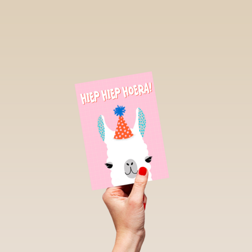 hiep hiep feestalpaca hoera