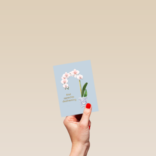 Condoleance heel veel sterkte vaas