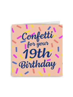 confetti for your 19th birthday