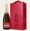 Geschenkset Piper-Heidsieck Brut + 2 glazen