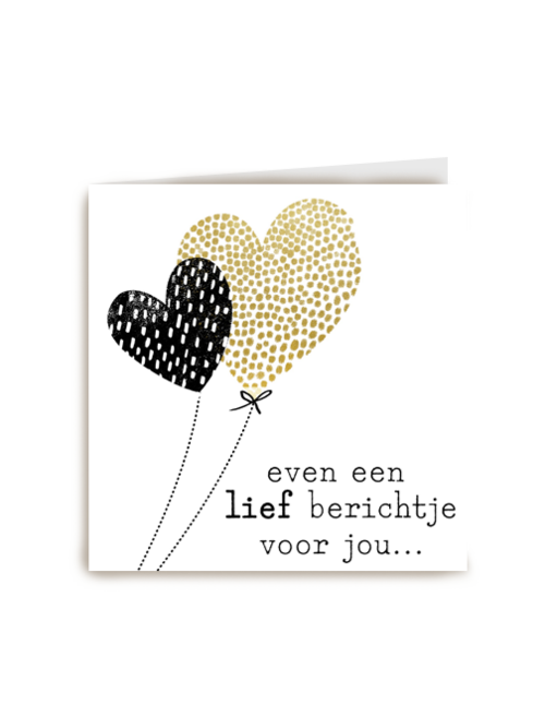 sterktekaart even een lief berichtje voor jou