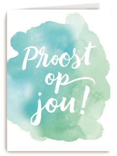 watercolor proost op jou