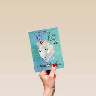 prodo design jippie ja jee voor de verjaardagfee