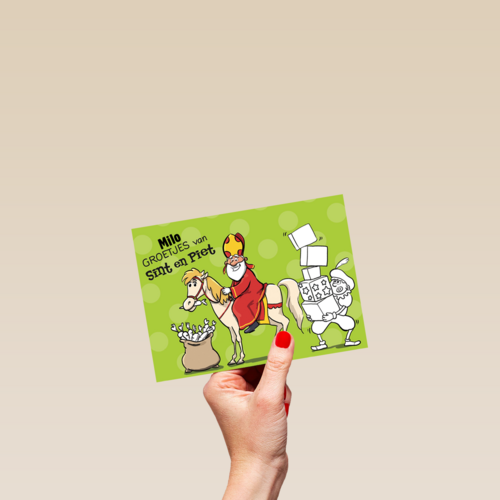 sinterklaas kaarten Groetjes van sint en piet