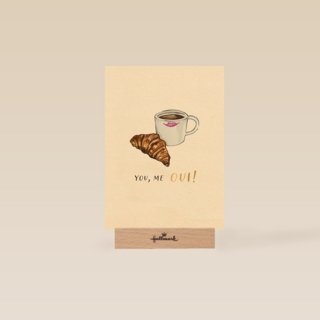 Valentine You Me Oui croissant