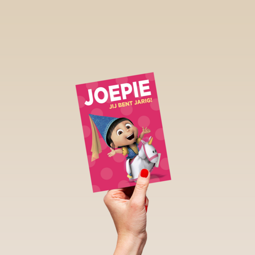 minions joepie jij bent jarig agnes