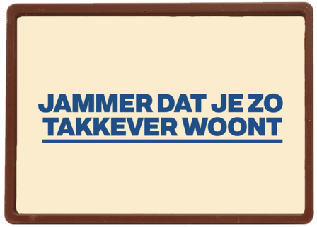 verhuizing kaart jammer dat je zo takkever woont