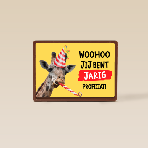 Woohoo jij bent jarig proficiat!
