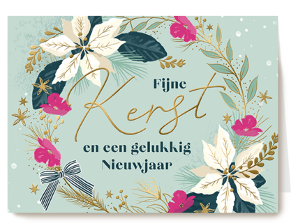 Fijne Kerst En Gelukkig Nieuwjaar Krans