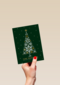 Kerstkaart zakelijk Stijlvolle kerstboom
