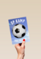 Op kamp kaart met voetbal veel plezier