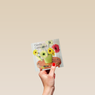 hartelijke gefeliciteerd bloemen