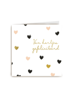 van hartjes gefelciteerd