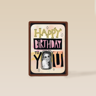 happy birthday met foto in de o