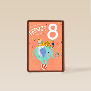 Dat is een feestje waard verjaardagskaart