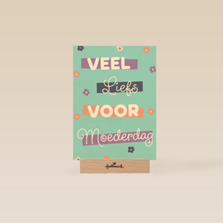 Moederdagkaart veel liefs voor Moederdag