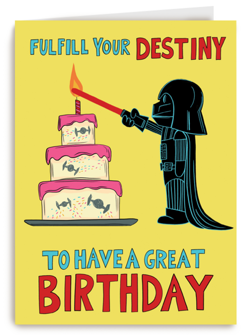 Star Wars Darth Vader fulfill your destiny