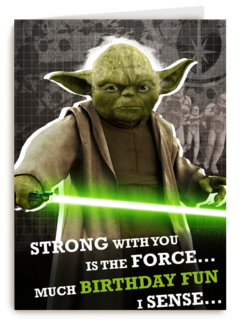 Star Wars Yoda much birthday fun