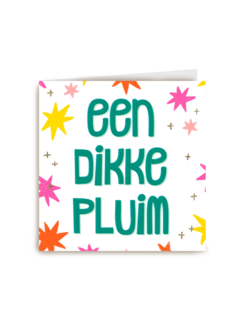 Een dikke pluim