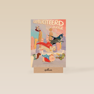 SuperPets kaart gefeliciteerd jarige