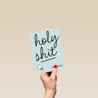 compliment kaart holy shit you did it
