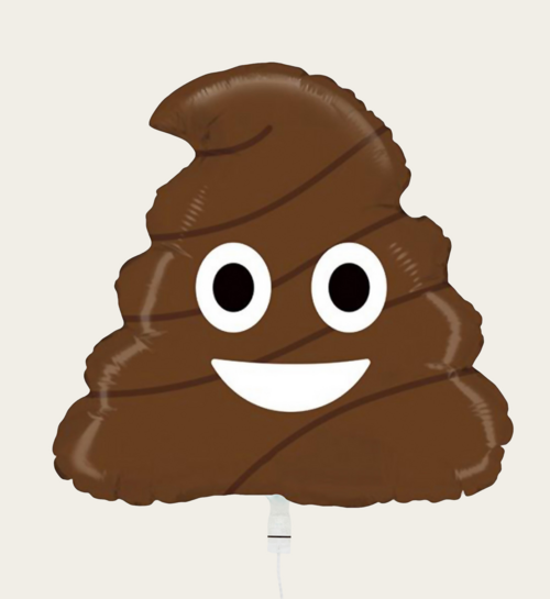 Ballon Emoji Poop Bruin