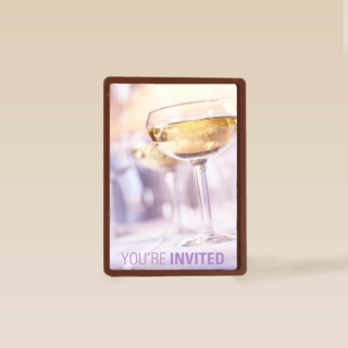 glazen witte wijn jubileum