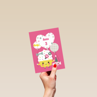 cupcake met ballon
